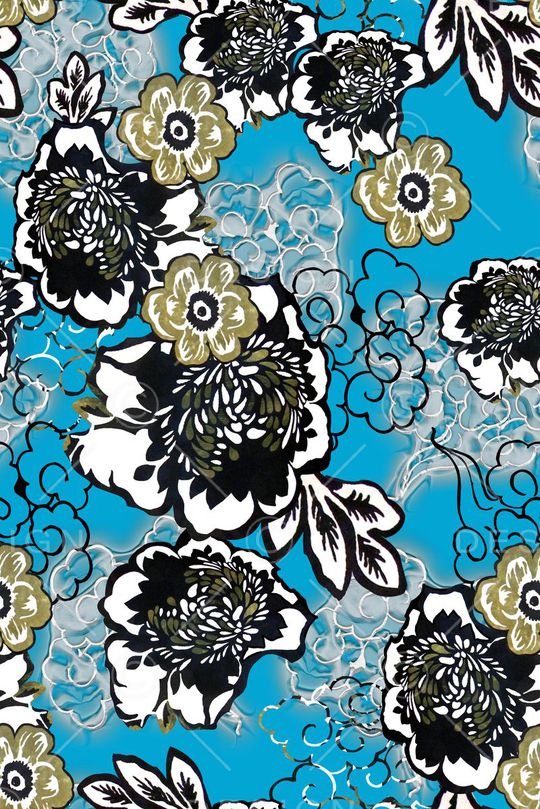 纯底撞色印花华亿平台图片