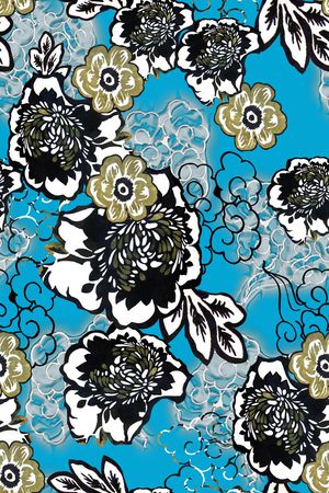 纯底撞色印花华亿平台图片