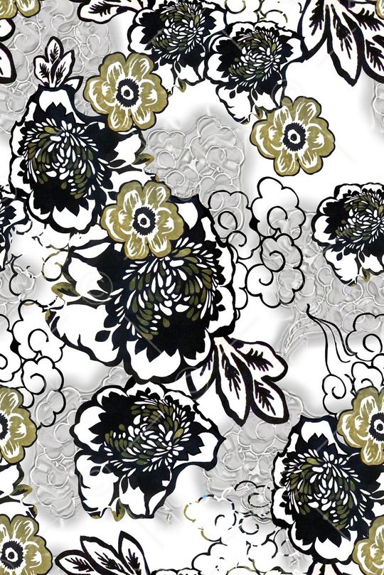 纯底撞色印花华亿平台图片