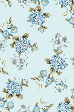 田园风印花华亿平台图片