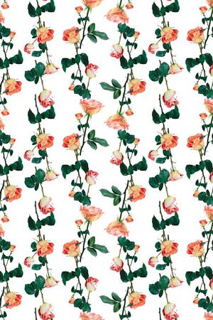 插图玫瑰花印花华亿平台图片