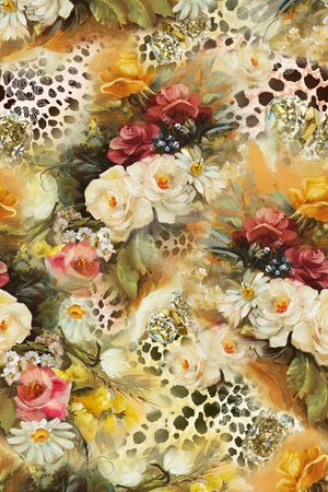 欧式印花华亿平台图片