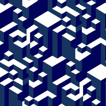 450180-男装衬衫西装几何矩阵方块印花