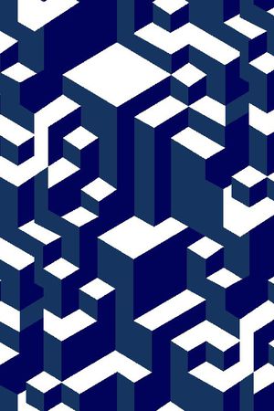 方块矩阵印花华亿平台图片