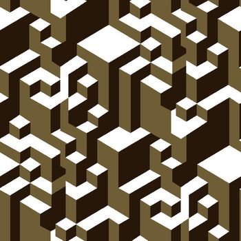 450182-男装衬衫西装几何矩阵方块印花