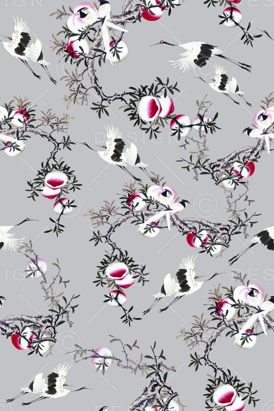 中国风印花华亿平台图片