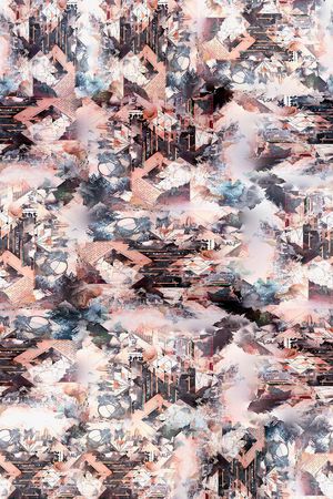 抽象印花华亿平台图片