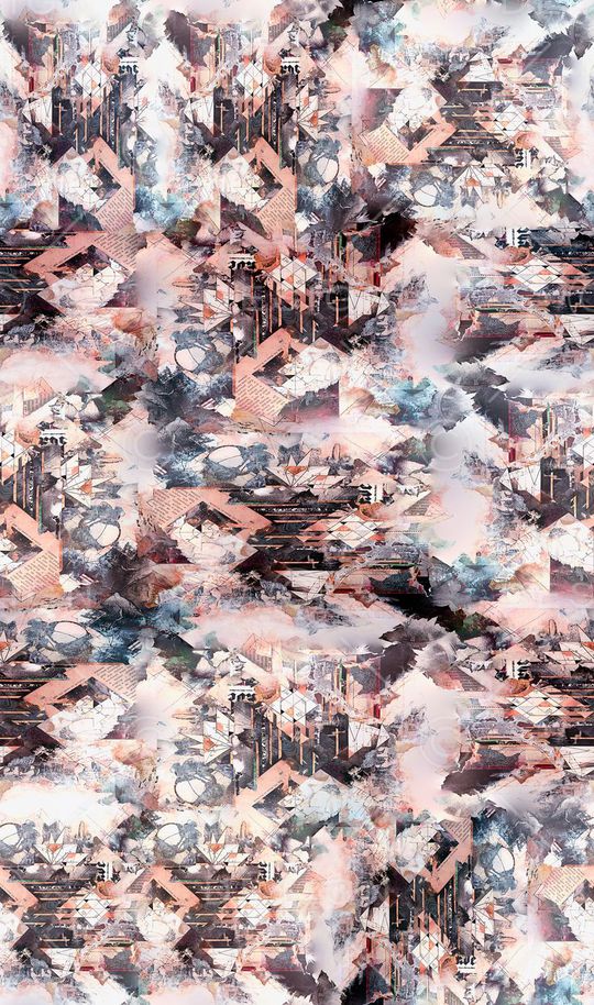 抽象印花华亿平台图片