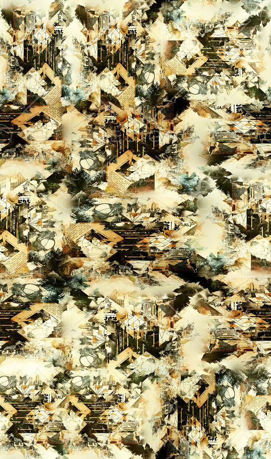 抽象印花华亿平台图片