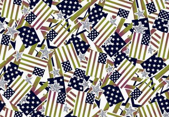 450217-男女装创意五角星国旗组合花