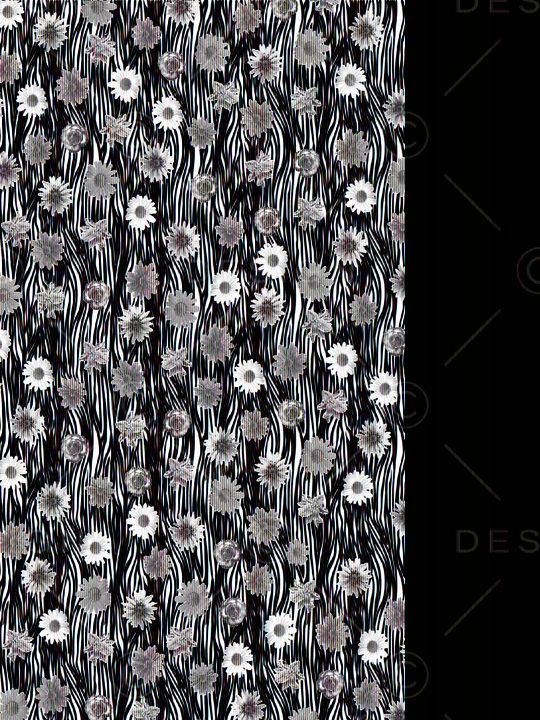 斑马纹理印花华亿平台图片