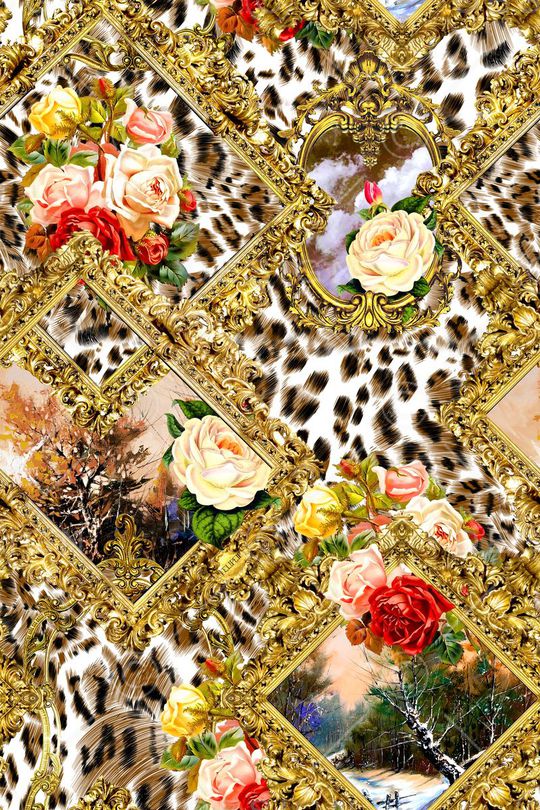 欧式印花华亿平台图片