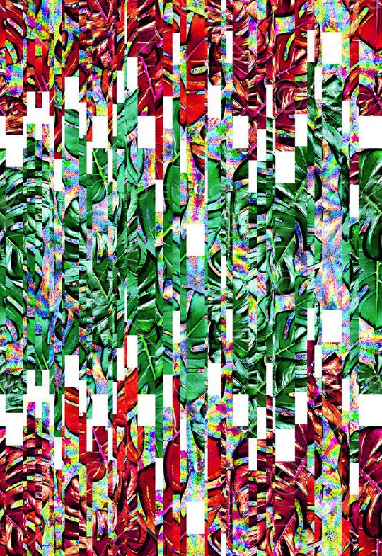 抽象印花华亿平台图片