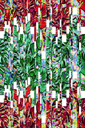 抽象印花华亿平台图片