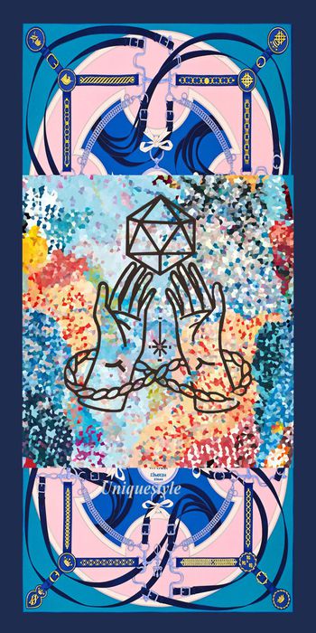 抽象印花华亿平台图片