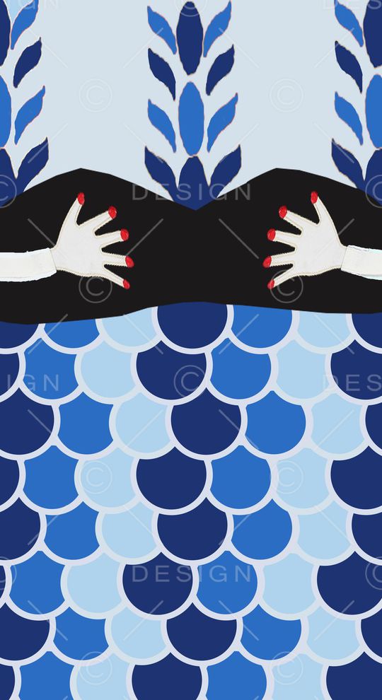 抽象印花华亿平台图片