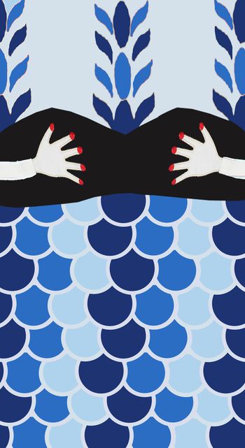 抽象印花华亿平台图片