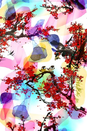 丝绸 真丝 棉布印花华亿平台图片