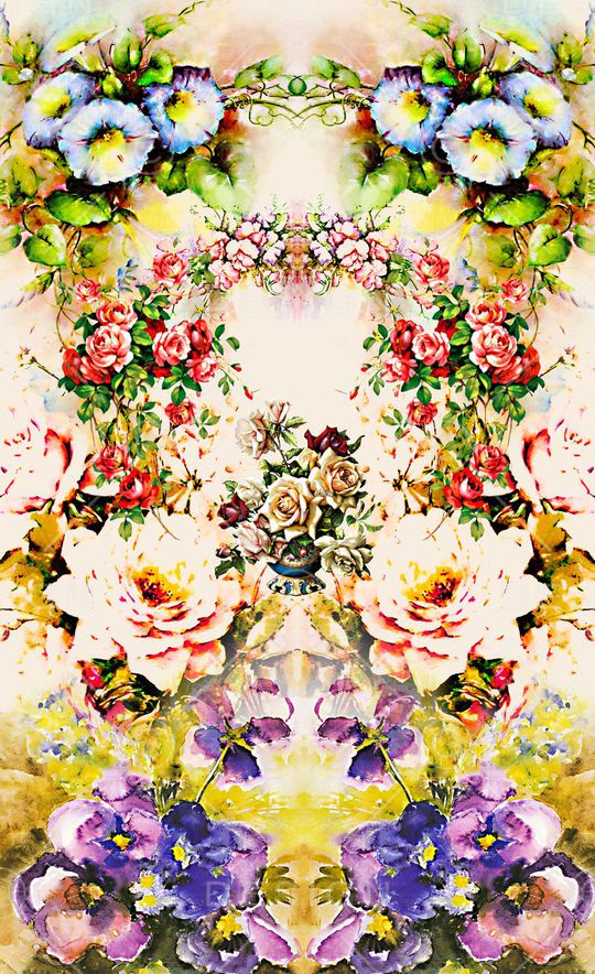 水彩印花华亿平台图片