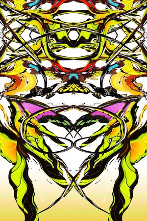 抽象印花华亿平台图片