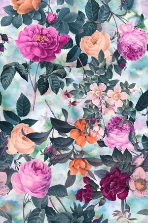 茶花印花华亿平台图片