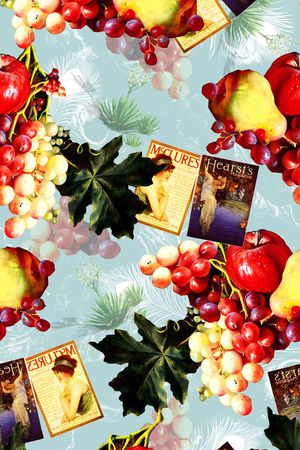 复古时尚印花华亿平台图片