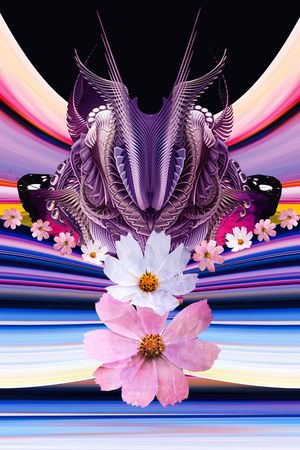 潮流时尚印花华亿平台图片