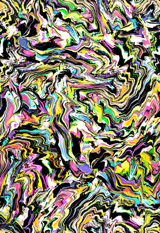 抽象印花华亿平台图片