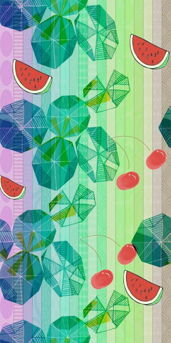 清新印花华亿平台图片