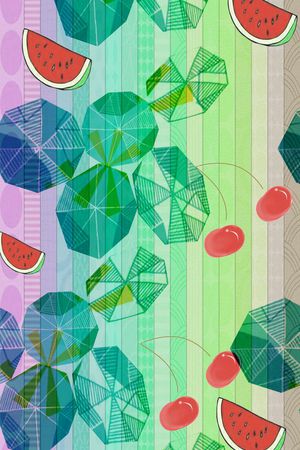 清新印花华亿平台图片