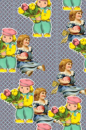 可爱印花华亿平台图片