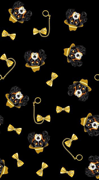 450742-小狗绅士领结