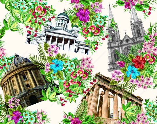 建筑印花华亿平台图片