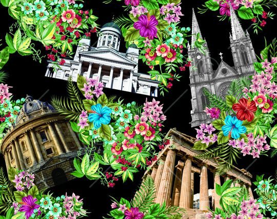 建筑印花华亿平台图片