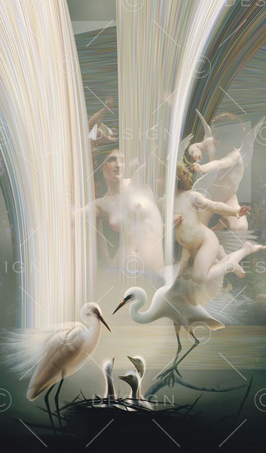 白鹤印花华亿平台图片