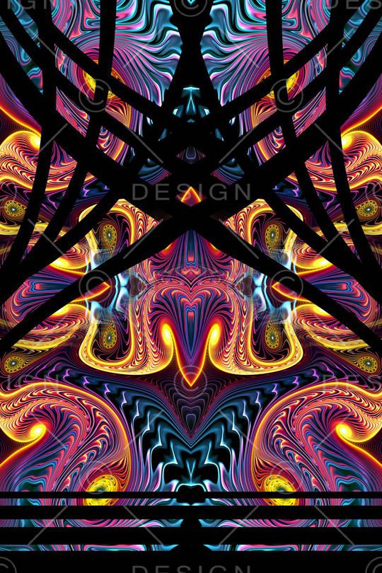 抽象印花华亿平台图片