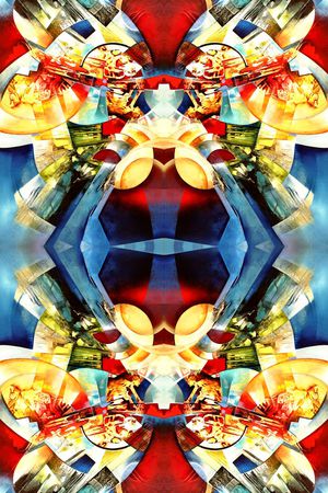 抽象印花华亿平台图片