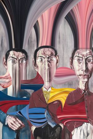 抽象印花华亿平台图片