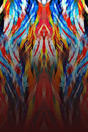 抽象印花华亿平台图片