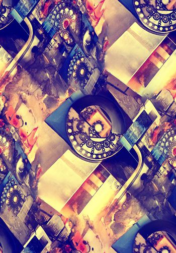 450918-抽象华丽都市