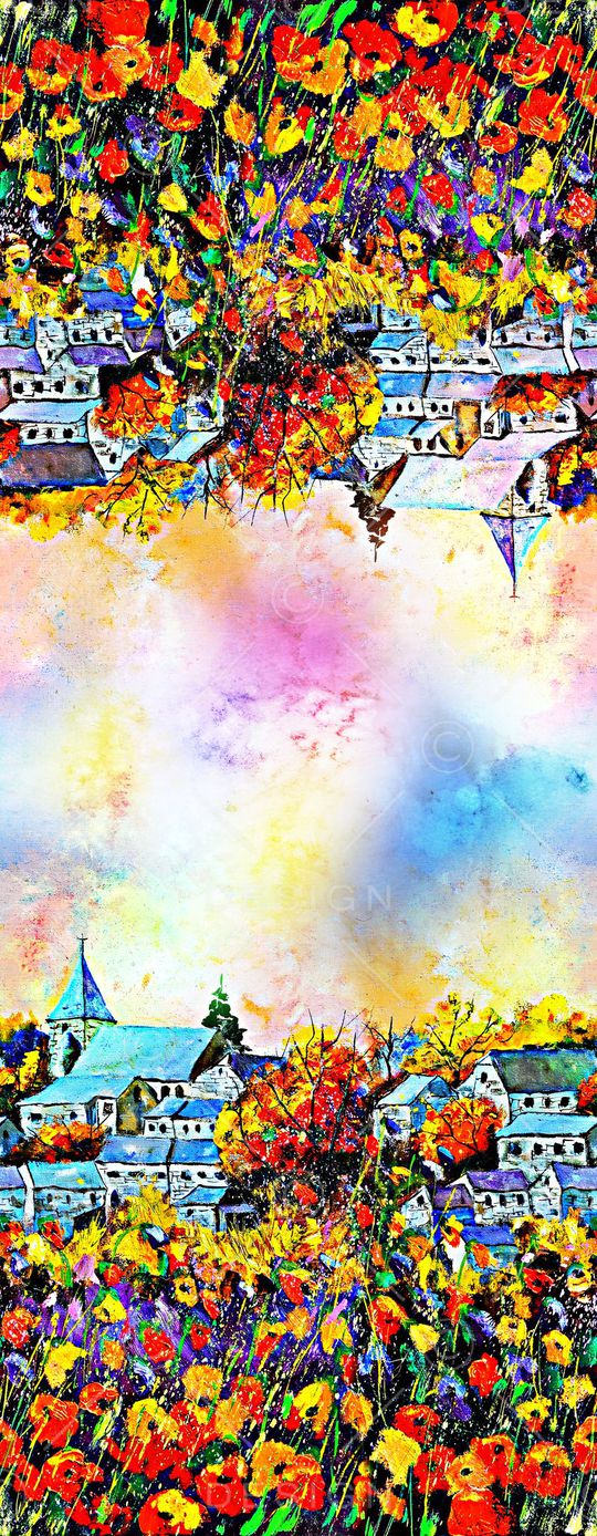 彩色印花华亿平台图片