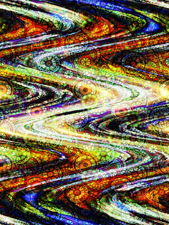 抽象印花华亿平台图片