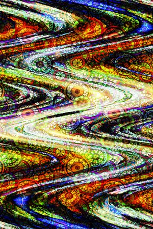 抽象印花华亿平台图片