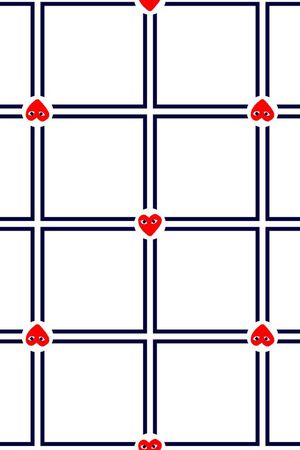 男装 衬衣 印花 几何 格子 桃心 方块 川久保玲  衬衫印花  简单 时尚 靓仔 潮流印花 男装印花 传统印花 T恤印花印花华亿平台图片