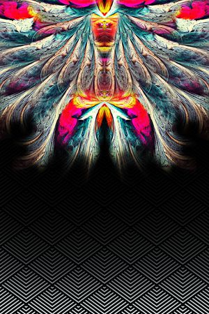 抽象印花华亿平台图片