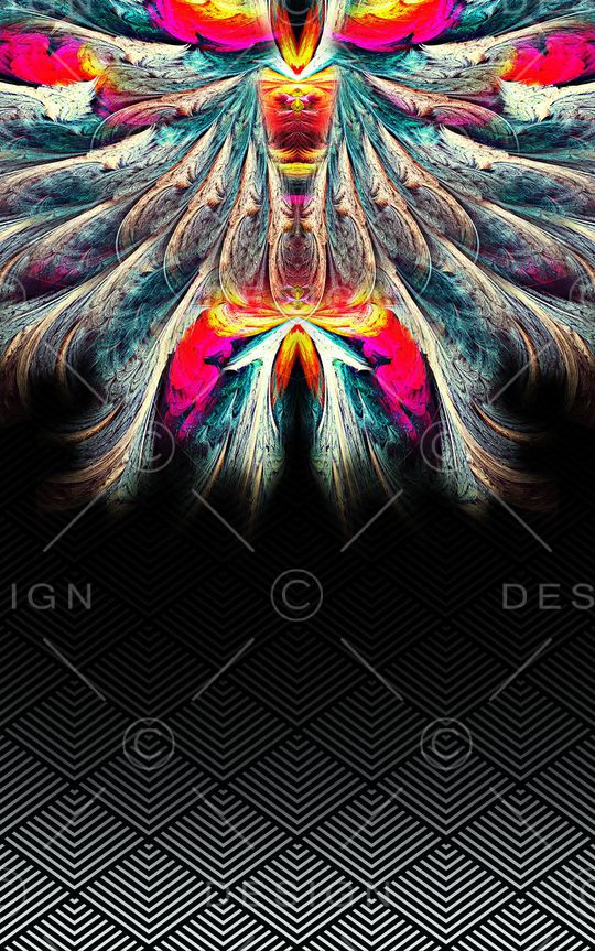 抽象印花华亿平台图片