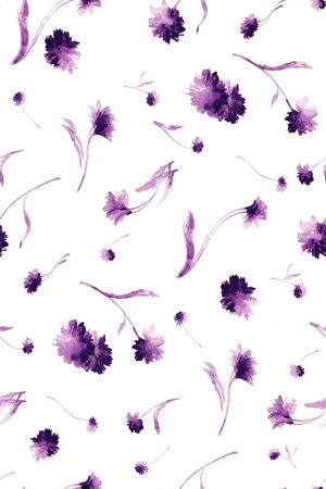 水墨画印花华亿平台图片