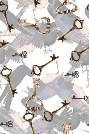 复古印花华亿平台图片