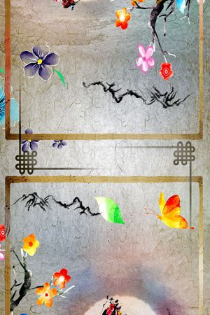 复古典雅印花华亿平台图片