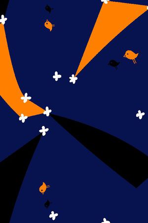 几何碎花印花华亿平台图片